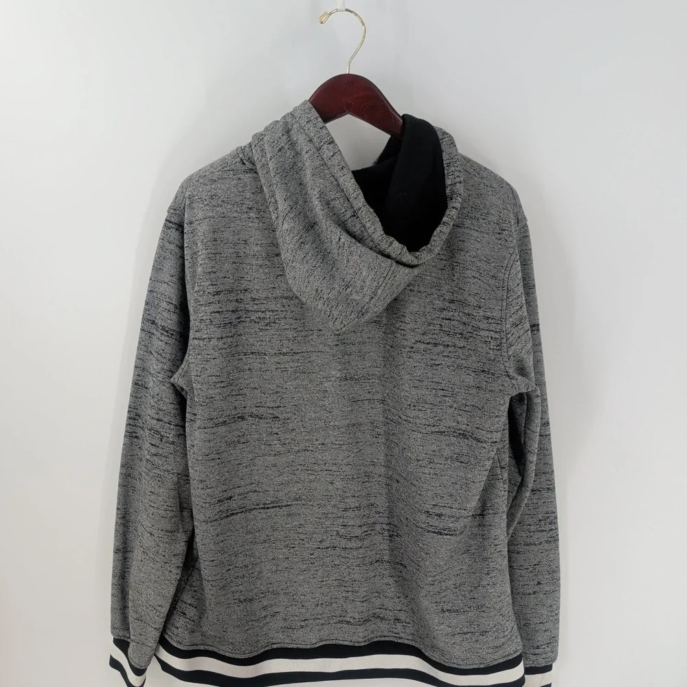 Company Eighty One Kangaroo Pocket Modern‎ Pullover Hoodie Heather Gray Size L